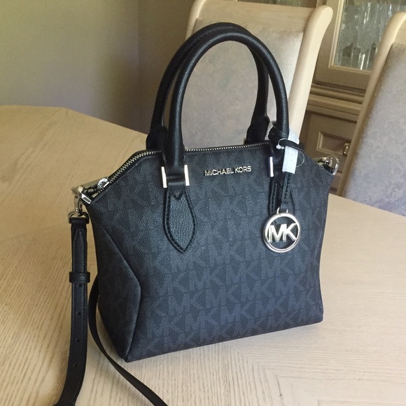 Michael Kors Handbags - Michael Kors Black Coraline Messenger Bag
